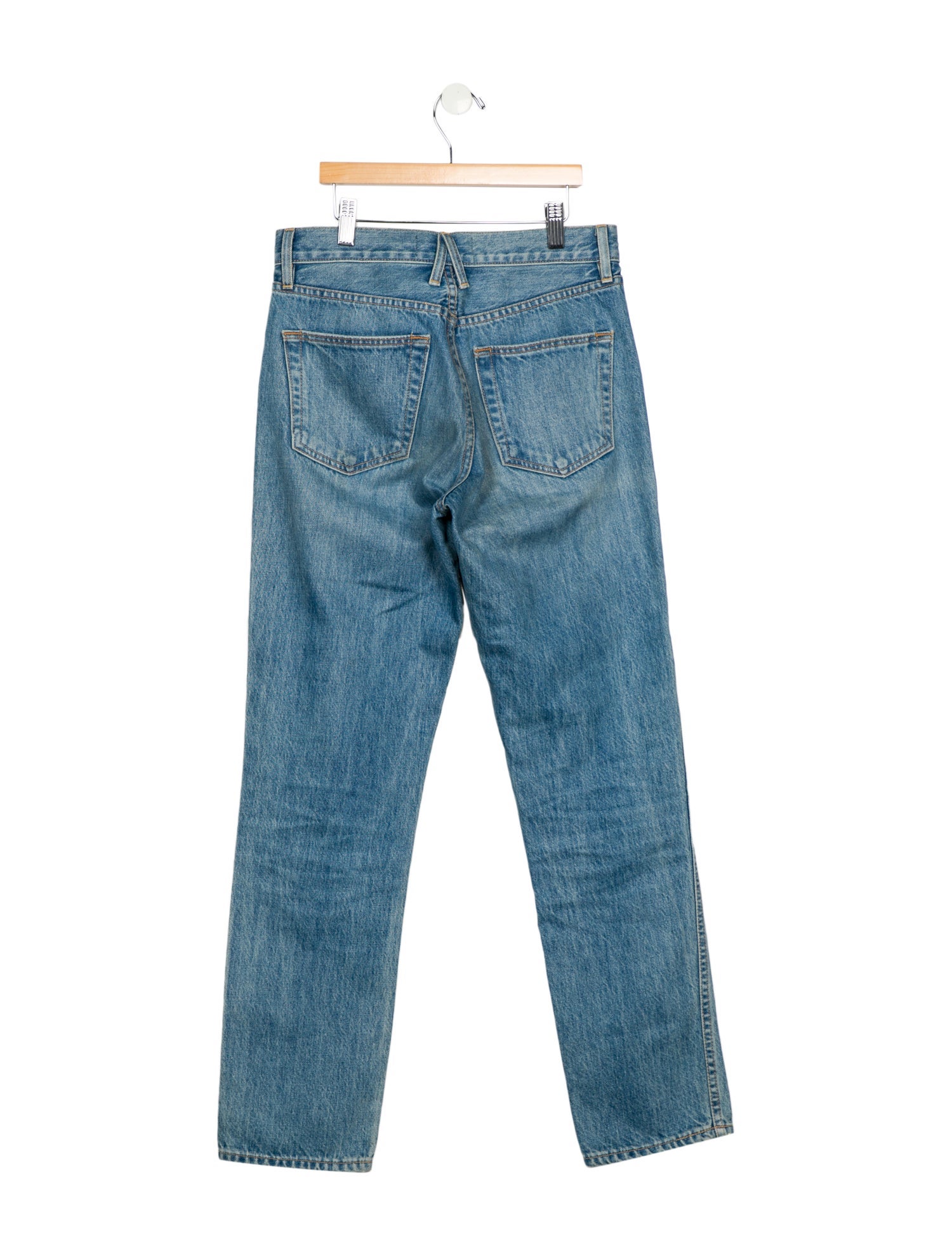 SLVRLAKE High-Rise Straight Leg Jeans